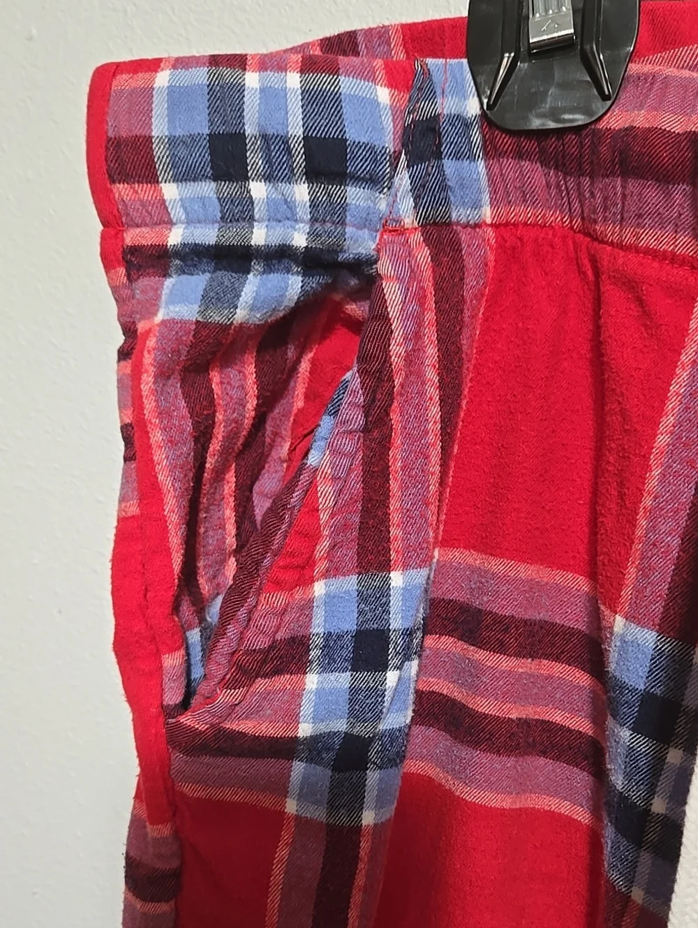 Aerie Red Plaid Flannel Pajama Pants Comfy Lounge Sleepwear Drawstring Size M